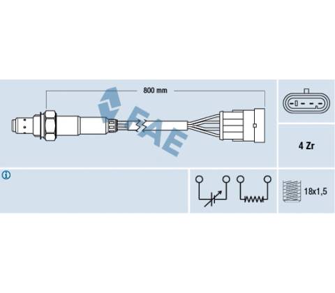 Lambda sonda FAE 77220