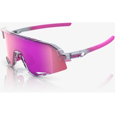 100% % слънчеви очила Slendale, полирано полупрозрачно сиво - лилаво многослойно огледало (60057-00005)