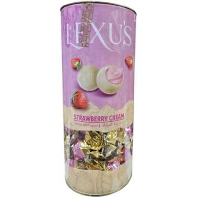 Lexus kakaové bonbóny strawberry cream dóza 0,5 kg