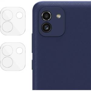  Два броя удароустойчив стъклен протектор за камера марка IMAK за Samsung Galaxy A03