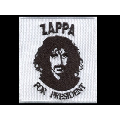 Nášivka FRANK ZAPPA vyšívaná zažehlovací