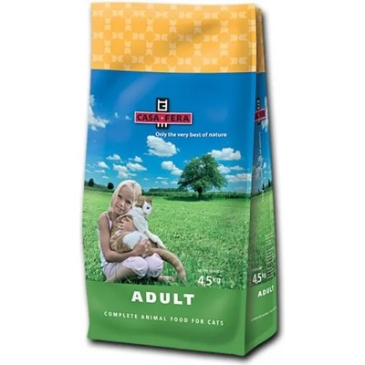 Casa-fera adult - храна за пораснали котки, от всички породи, с пилешко месо и риба, Холандия - 4, 5 кг