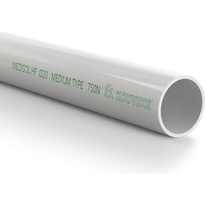 Halogen free & Low Smoke Твърда тръба за вътрешно/външно полагане Ø50