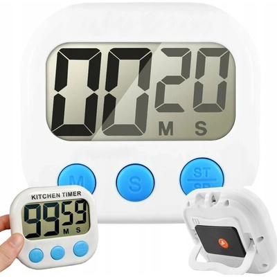Kuchyňská minutka digitální LCD s magnetem a stojánkem, časovač, stopky – Zboží Dáma