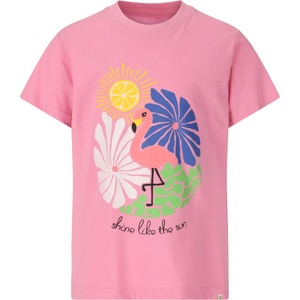 ZIG ZAG Детска тениска ZIG ZAG Kid's Corynne S/S T-Shirt - Begonia Pink - размер 98 (EU) (704-5900-0112)
