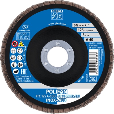 Pferd lamelový brúsny kotúč 125 mm 67754125
