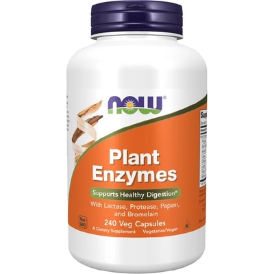 NOW NOW Plant Enzymes, 240 Veg Capsules