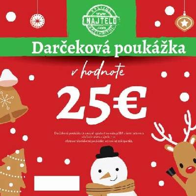 Dárkový poukaz v hodnotě 25 eur