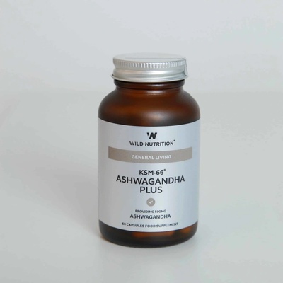 Wild Nutrition KSM-66 Ašvaganda plus 60 kapslí