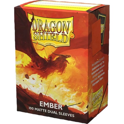 Dragon Shield Протектори за карти Dragon Shield Dual Sleeves - Matte Ember (100 бр. )
