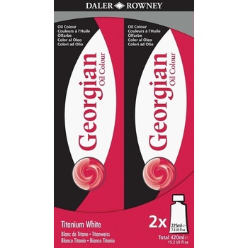 Daler Rowney Georgian Комплект маслени бои Titanium White 2 x 225 ml (111225999)