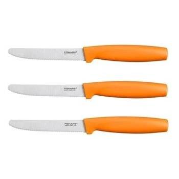 Fiskars Set 3 jídelních nožů oranžové 1014278