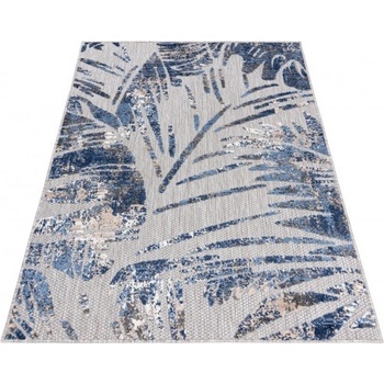 Makro Abra AVENTURA EC66A Listy palem šedý modrý