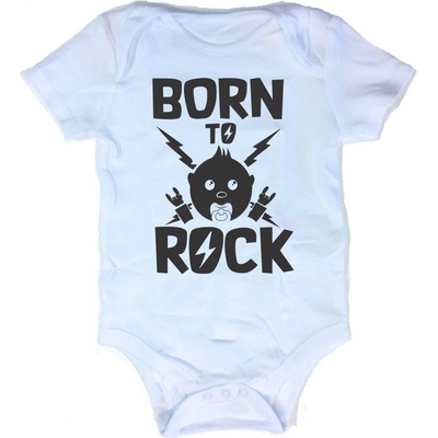 Fajntričko Dětské body Born to Rock