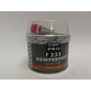 HB BODY 222 BumperSoft tmel na plast 250g černý