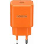 UGREEN X524 ZAPIX мрежово зарядно устройство с Type-C конектор, 45 W, PD 2.0 за бързо зареждане, ОРАНЖЕВО (95321)