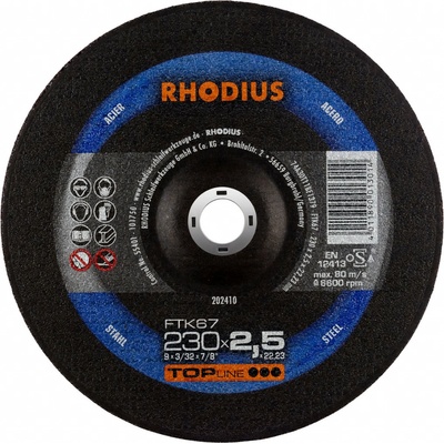 Rhodius Rezný kotúč 230 x 2,5 x 22,23 mm 202410