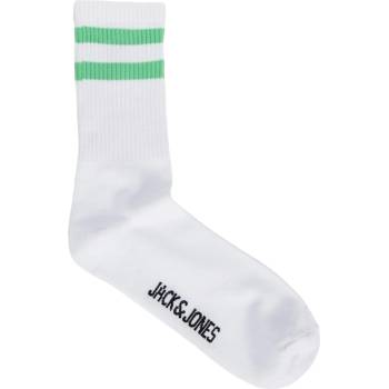 Jack and Jones Мъжки чорапи Jack and Jones Stripe Tennis Sock Mens - Jasmine Green