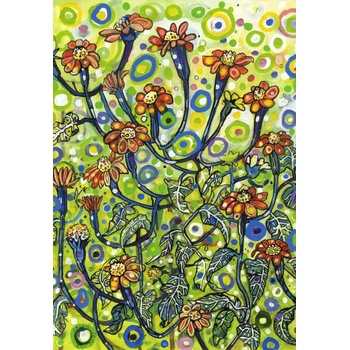 Grafika - Puzzle Sally Rich: Mexican Sunflowers - 1 000 piese