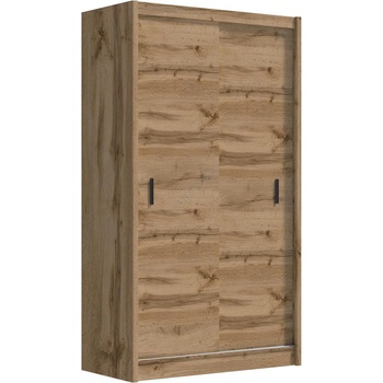 EMS Гардероб с плъзгащи врати SAPHIRA 150x215 см, дъб Вотан (MT0007)