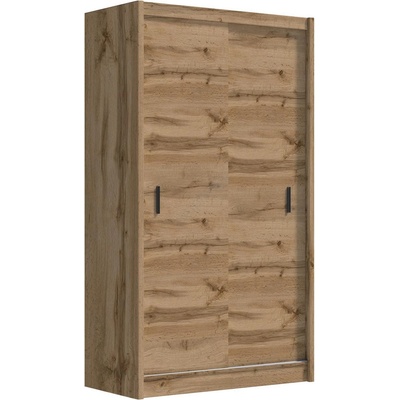 EMS Гардероб с плъзгащи врати SAPHIRA 150x215 см, дъб Вотан (MT0007)