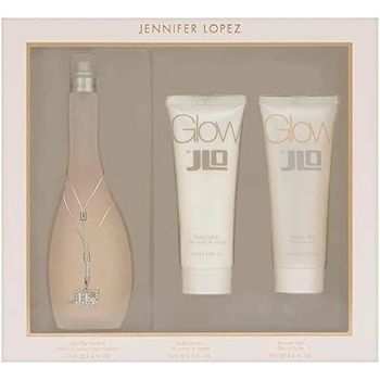 Jennifer Lopez Glow by Jlo EDT 100 ml + tělové mléko 75 ml + sprchový gel 75 ml pro ženy dárková sada