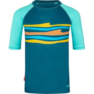 Trollkids Детска ликра Trollkids Kid's Haukland T Lycra - Midnight Forest / Aquamarine Green - размер 92 (EU) (750-1980-0411)