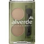 alverde NATURKOSMETIK Палитра за вежди - № 02, 1 бр (1581641)