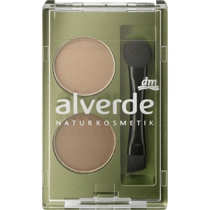 alverde NATURKOSMETIK Палитра за вежди - № 02, 1 бр (1581641)