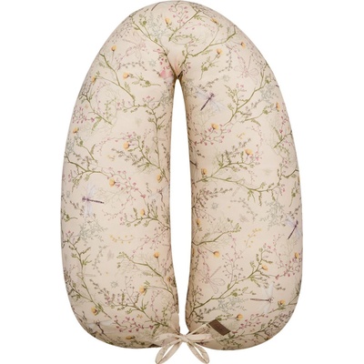 KikkaBoo Dojčiaci vankúš 2v1 Secret Garden Beige