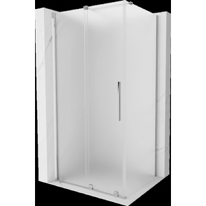 Mexen Velar плъзгаща се душ кабина 90 x 120 см, матирана, хром - 871-090-120-31-01 (871-090-120-31-01)