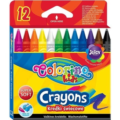 Colorino Kids farebné voskovky 12 ks