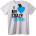 NOONEBRAND Тениска I Love My Crazy Girlfriend - 2XL, White