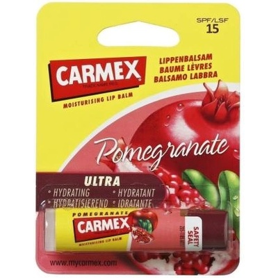 Carmex Ultra Moisturising Lip Balm Pomegranate SPF15 дълбоко подхранващ балсам за устни в стик- нар 4.25 гр