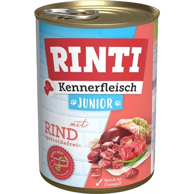 Rinti Kennerfleisch Junior hovězí 24 x 400 g
