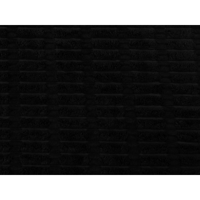 Stoklasa Dekorační látka s 3D plyšovou strukturou Balení: 1 m, Varianta: 7 23 (325 g/m²) černá 7 23 (325 g/m²) černá