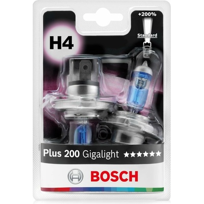 Bosch Plus Gigalight H4 P43t 12V 60W/55W