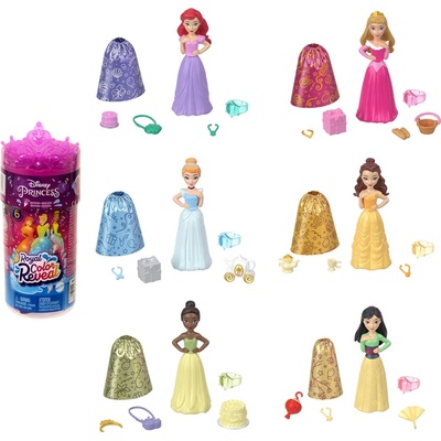 Mattel Disney Princess COLOR REVEAL KRÁĽOVSKÁ MALÁ S KVETY