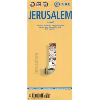 Jerusalem 1:8t mapa Borch