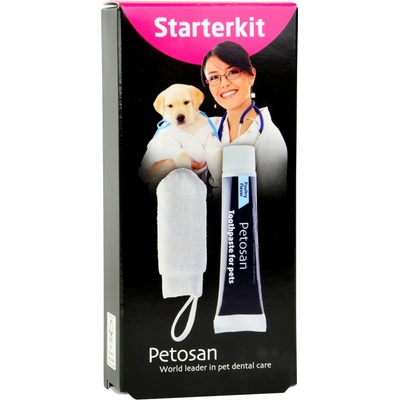Petosan startovací sada kartáček na prst+pasta 20g 1 ks