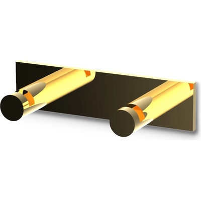 DECOR WALTHER Кука за кърпа Mikado Frame двойна злато (0524120)