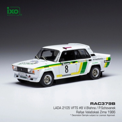 IXO Lada 2105 VFTS Rallye Valašská Zima 1986 8 Blahna Schovánek 1:43
