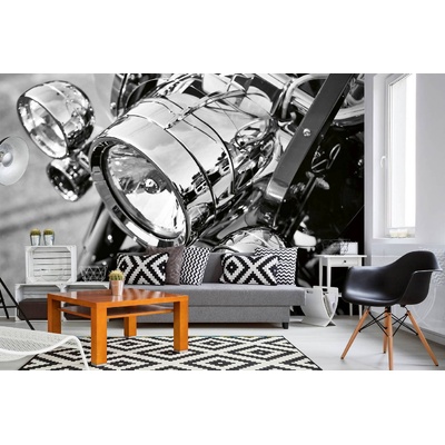 DIMEX ART Самозалепваща се флизелинова фототапета фар на мотоциклет 375 x 250 см
