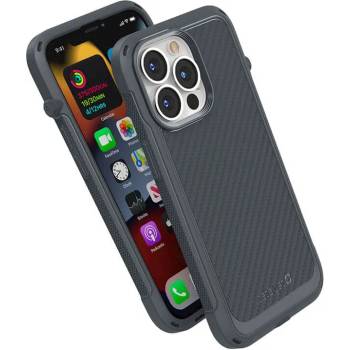 Catalyst Противоударен Сиконов Калъф за iPhone 13 Pro, CATALYST Active Defense-Vibe Case, Сив (CATVIBE13GRYMP)