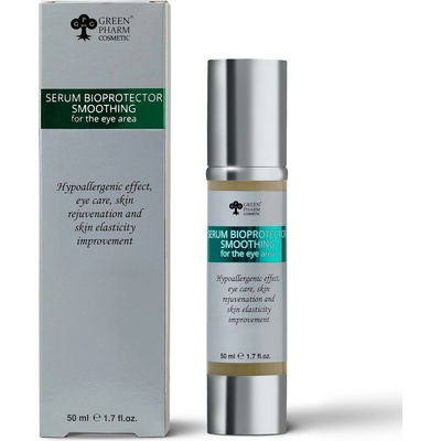 Green Pharm Cosmetic Ukraine Биопротекторен изглаждащ серум за зоната около очите 15мл. Green Pharm Cosmetic Serum Bioprotector Smoothing for the eye area