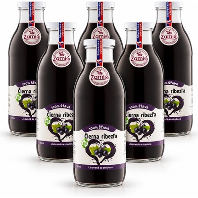 Zamio BIO Čierna Ríbezľa šťava 6 x 500 ml