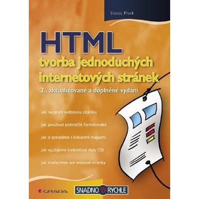HTML - tvorba jednoduchých internetových stránek