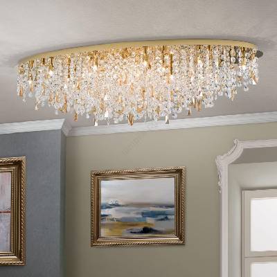 Orion - Кристален плафон CRYSTALRIVER 21xG9/40W/230V златист (OR0177)