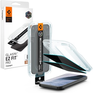 Spigen Поверителен стъклен протектор Spigen Glas. tR EZ-FIT Pro (AGL11546) (2 броя в комплект) - Google Pixel 11 / Pixel 10 - Черен