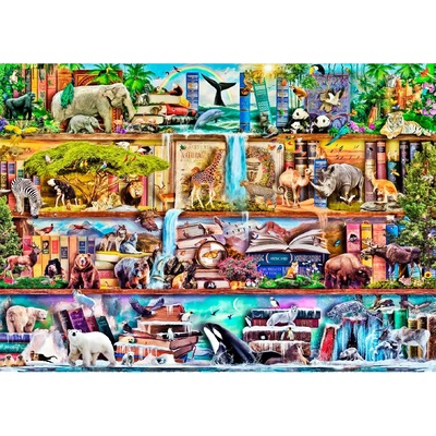 Wooden City - Puzzle Stewart: The Amazing Animal Kingdom - 4 000 piese